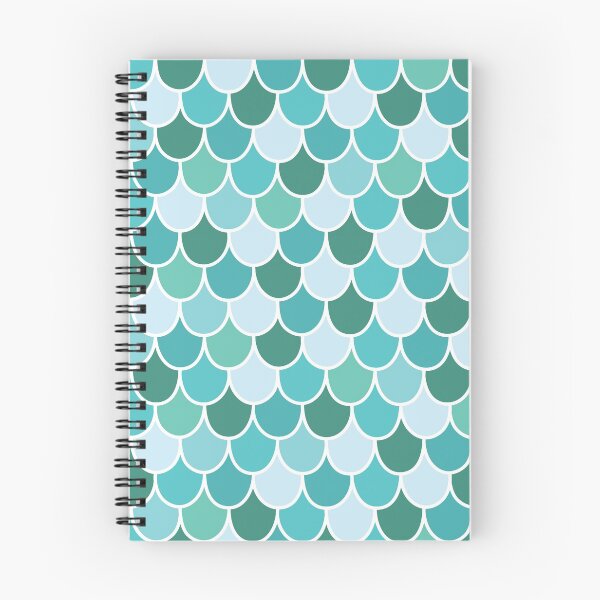 Item preview, Teal Scalloped Scales designed and sold by lisanorrisart.