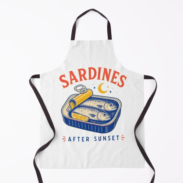 Item preview, Sardines After Sunset Mediterranean Fish designed and sold by brighiinfo.
