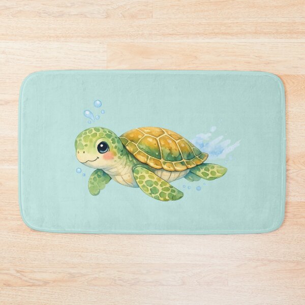 Item preview, Watercolor Sea Turtle  designed and sold by DariaCraft.