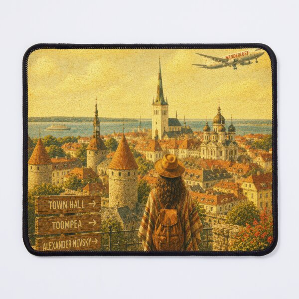 Item preview, Wanderlust Tallinn Estonia designed and sold by Andy Gambino Art.