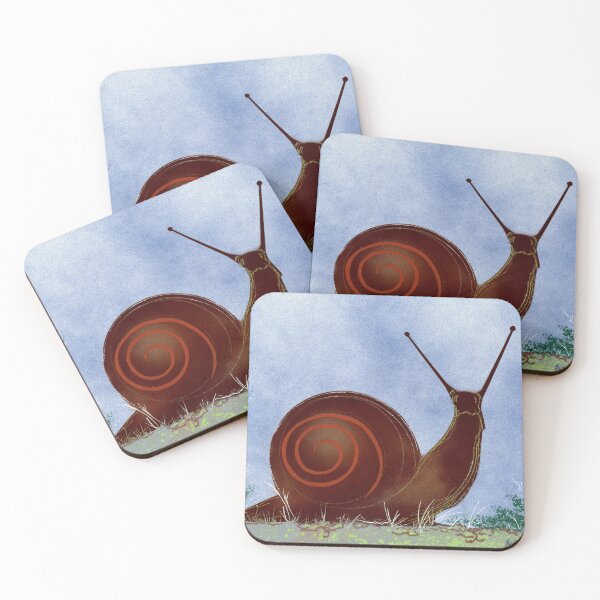 Item preview, Brown Snail on a Trail Spray Paint Art designed and sold by Urbandale Artist.