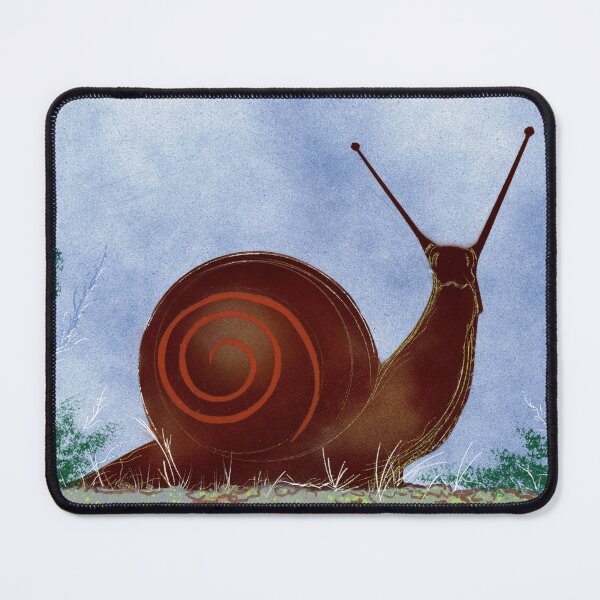 Item preview, Brown Snail on a Trail Spray Paint Art designed and sold by Urbandale Artist.