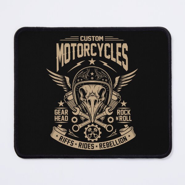 Item preview, Custom Motorcycles Bird Skull Biker - Gearhead & Rock N' Roll designed and sold by fabiandesigns88.