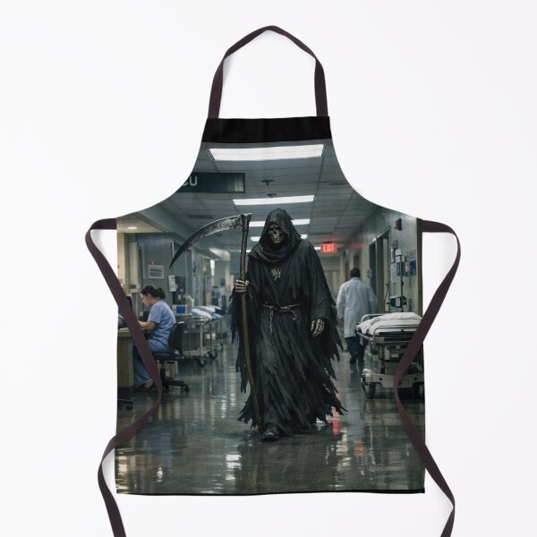Item preview, death comes for new souls - a sarcastic image of what awaits us... designed and sold by Nela-&-Lena.