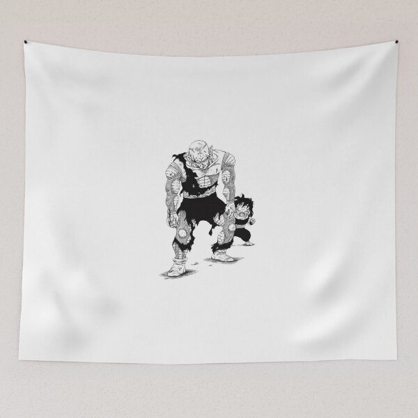 Item preview, Monochrome Ink Sacrifice Namekian Hero Guarding Boy designed and sold by DeepBlueMeadow.