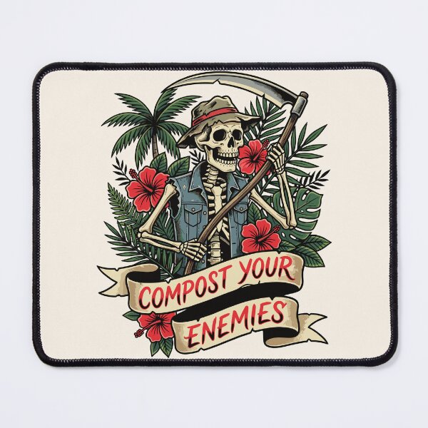 Item preview, Funny Skeleton Compost Your Enemies designed and sold by legendaryskins.