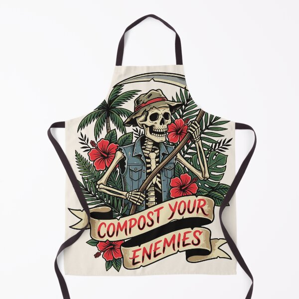 Item preview, Funny Skeleton Compost Your Enemies designed and sold by legendaryskins.