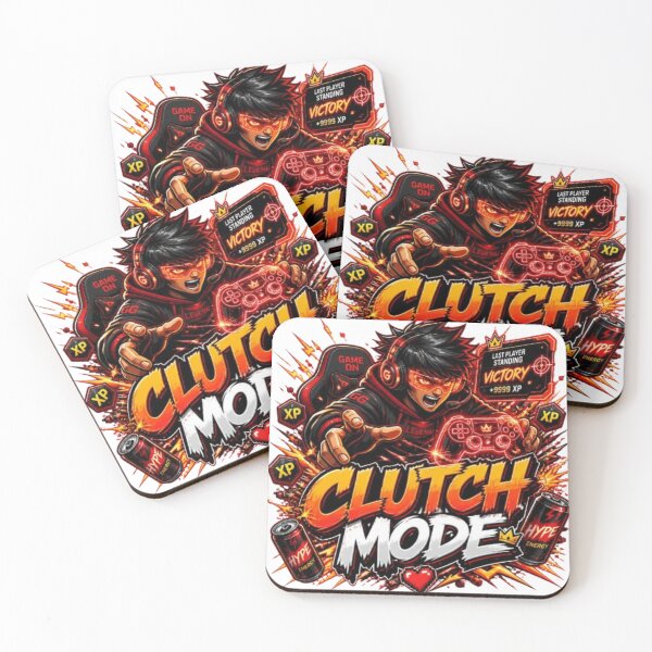Item preview, CLUTCH MODE Gamer Design | Cyber Gaming Sticker for Esports Fans designed and sold by Stylestickers55.