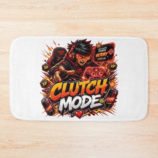 Item preview, CLUTCH MODE Gamer Design | Cyber Gaming Sticker for Esports Fans designed and sold by Stylestickers55.