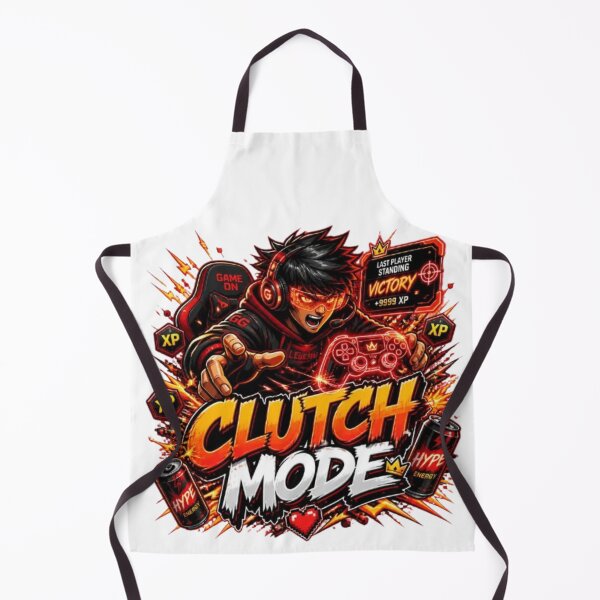 Item preview, CLUTCH MODE Gamer Design | Cyber Gaming Sticker for Esports Fans designed and sold by Stylestickers55.