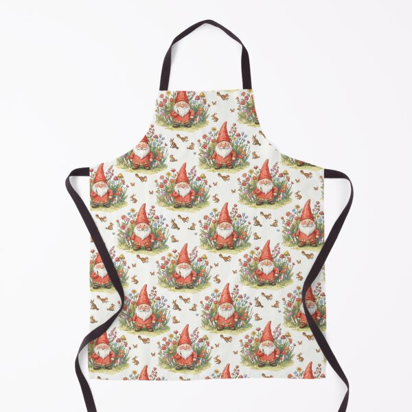 Item preview, Cute Garden Gnome Pattern with Woodland Animals designed and sold by pinkal.