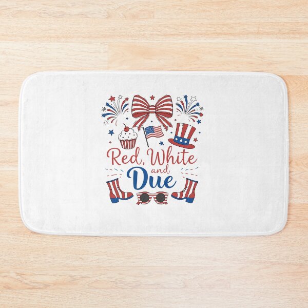 Item preview, Red White and Due Patriotic Pregnancy Announcement designed and sold by DariaOltes.