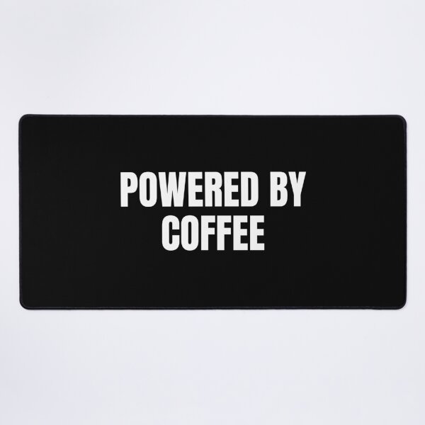 Item preview, Powered By Coffee (White) designed and sold by ShipCrewNation.