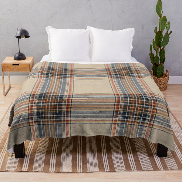 Item preview, Beige Blue Orange Plaid designed and sold by SeaStarAlex.