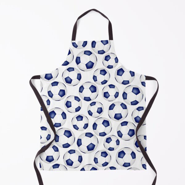 Item preview, Simple soccer balls pattern - blue designed and sold by katzdzynes.