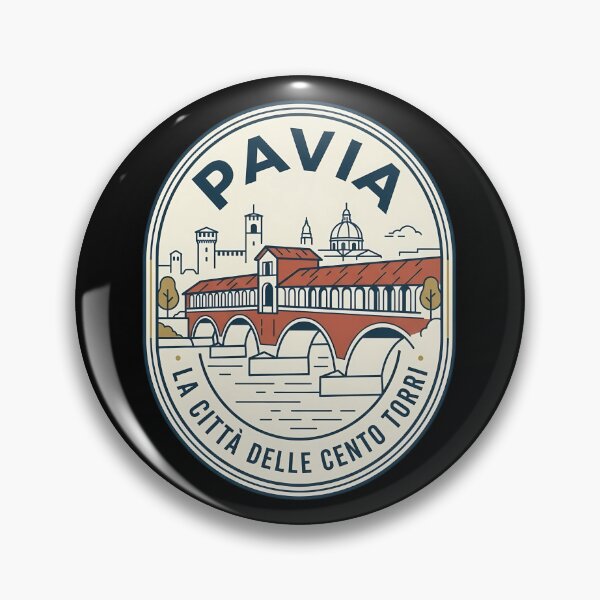 Item preview, Pavia Italy Vintage Travel Emblem City of Towers designed and sold by k3rstman1.