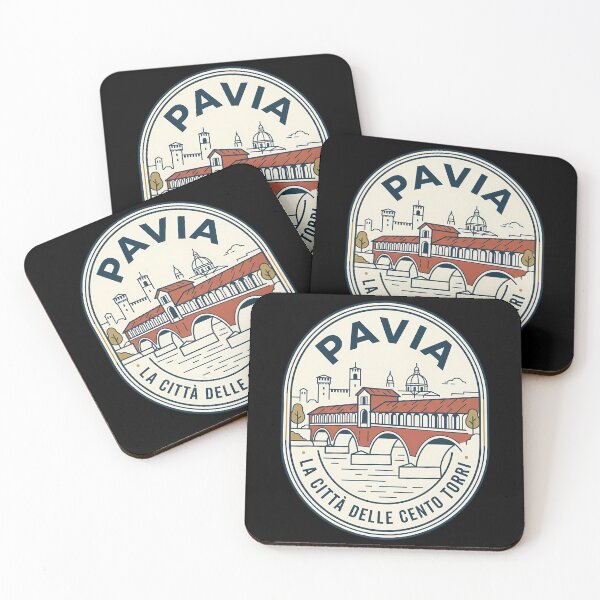 Item preview, Pavia Italy Vintage Travel Emblem City of Towers designed and sold by k3rstman1.
