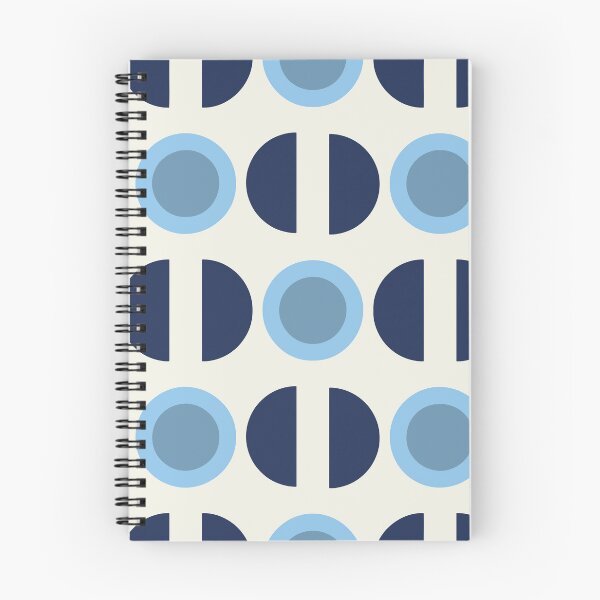 Item preview, Navy Blue Circles – Retro Mid Century Pattern Design designed and sold by BuckaBaby.