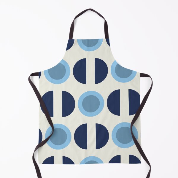 Item preview, Navy Blue Circles – Retro Mid Century Pattern Design designed and sold by BuckaBaby.