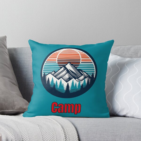 Item preview, Vintage Camp Mountain Logo | Retro Outdoor Camping Hiking Design designed and sold by Timber-Trail.