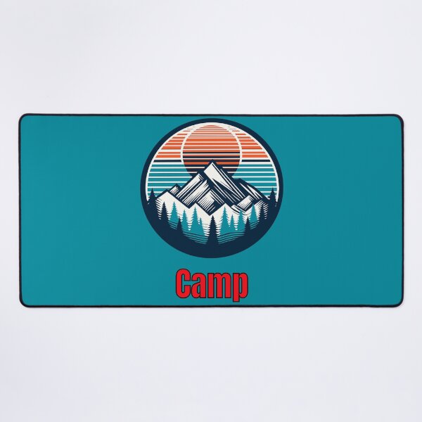 Item preview, Vintage Camp Mountain Logo | Retro Outdoor Camping Hiking Design designed and sold by Timber-Trail.