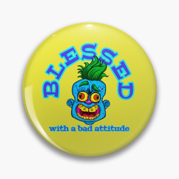 Item preview, BLESSED... with a bad attitude designed and sold by breakFUNst.