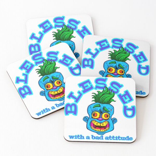 Item preview, BLESSED... with a bad attitude designed and sold by breakFUNst.