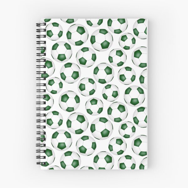 Item preview, Simple soccer balls pattern - green designed and sold by katzdzynes.