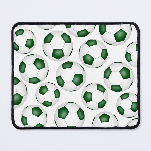 Item preview, Simple soccer balls pattern - green designed and sold by katzdzynes.