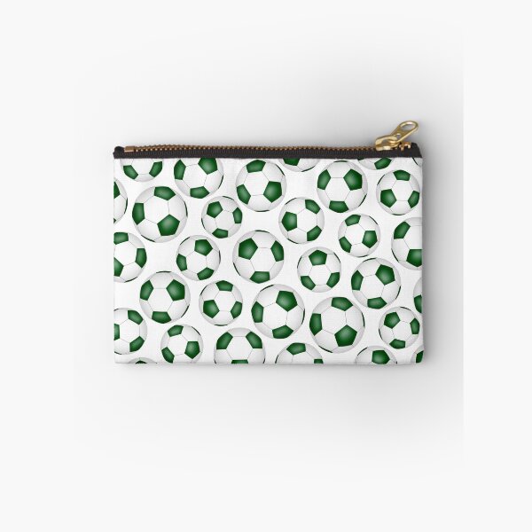 Item preview, Simple soccer balls pattern - green designed and sold by katzdzynes.