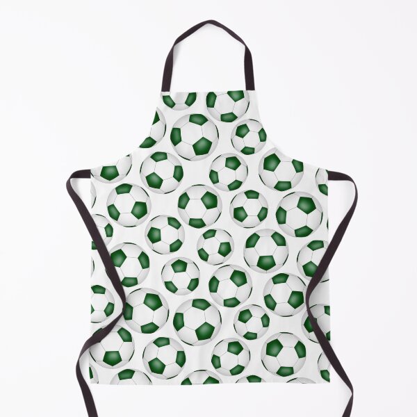 Item preview, Simple soccer balls pattern - green designed and sold by katzdzynes.