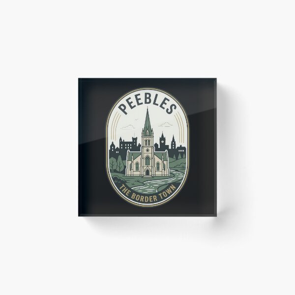 Item preview, Peebles Scotland The Border Town Vintage Travel Emblem designed and sold by k3rstman1.