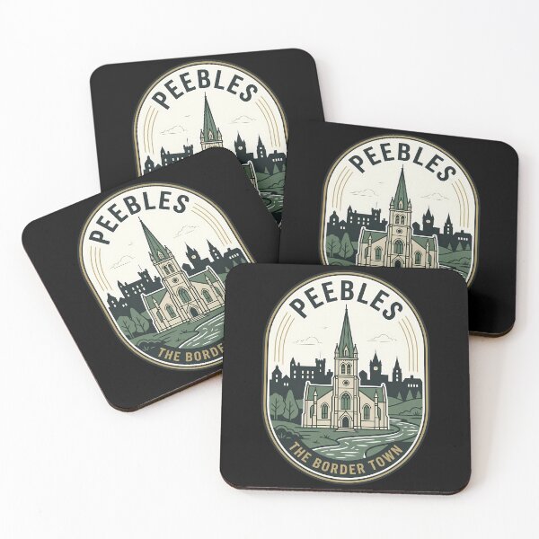 Item preview, Peebles Scotland The Border Town Vintage Travel Emblem designed and sold by k3rstman1.