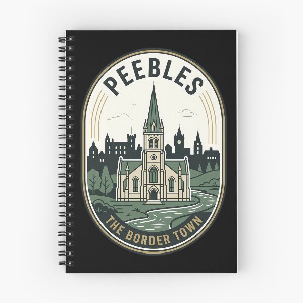 Item preview, Peebles Scotland The Border Town Vintage Travel Emblem designed and sold by k3rstman1.