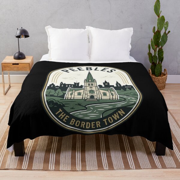 Item preview, Peebles Scotland The Border Town Vintage Travel Emblem designed and sold by k3rstman1.