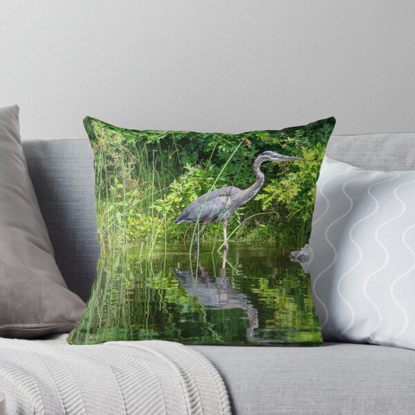 Item preview, Great Blue Heron in the Reeds designed and sold by PeakActionPhoto.