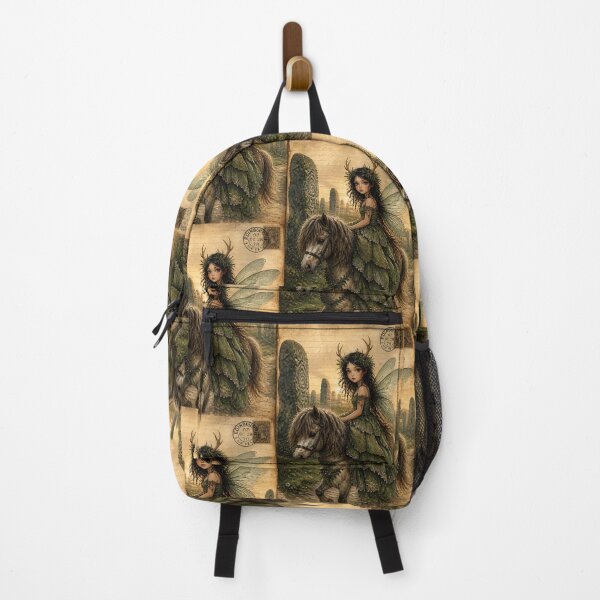 Item preview, Celtic Fairy Riding Among Standing Stones designed and sold by FaeCoreStudio.