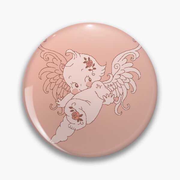 Item preview, Kewpie Tattoo Angel designed and sold by yearningviolet.