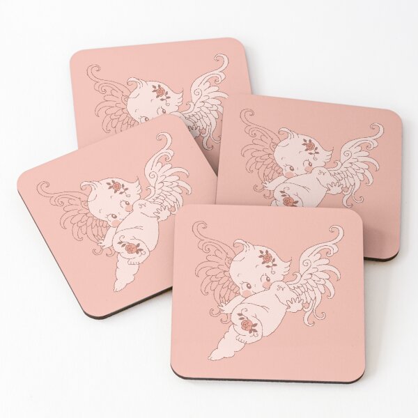 Item preview, Kewpie Tattoo Angel designed and sold by yearningviolet.