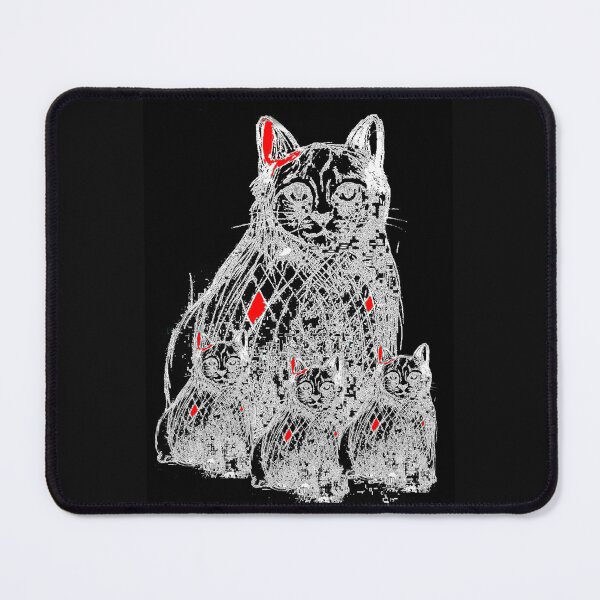 Item preview, The black cat family cross my path! By Bevilaqua Original Draw designed and sold by Helios Be. Lavsh.