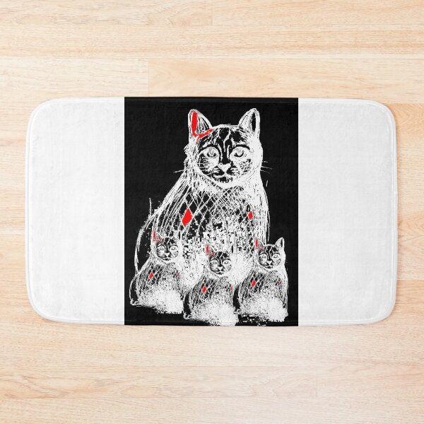 Item preview, The black cat family cross my path! By Bevilaqua Original Draw designed and sold by Helios Be. Lavsh.