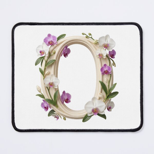 Item preview, Botanical Floral Letter O Monogram designed and sold by Helenaphotoart.