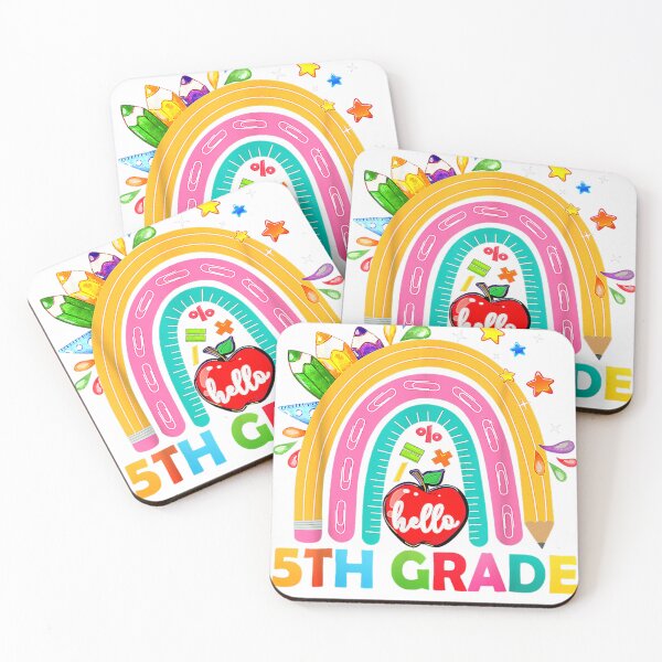 Item preview, Fifth 5th Grade Rainbow Pencil Back To School Teacher Kids  designed and sold by Sedwalhissan.