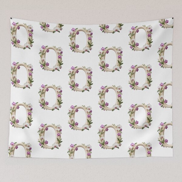Item preview, Botanical Floral Letter O Monogram designed and sold by Helenaphotoart.