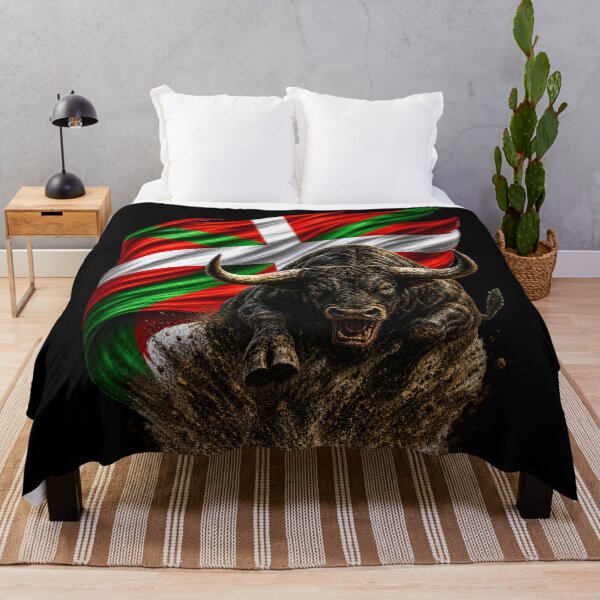 Item preview, Proud Basque Bull Ikurriña Flag designed and sold by FREENATION2026.