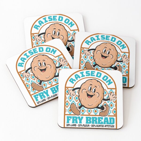 Item preview, Raised on Fry Bread Indigenous Native American cute cartoon design designed and sold by Jdawnink.