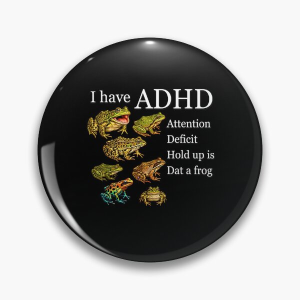 Artikelvorschau, Ich habe ADHS, bin ein Froschliebhaber und mag Natur, Waldtiere und Humor. entworfen und verkauft von Rahamkshop.