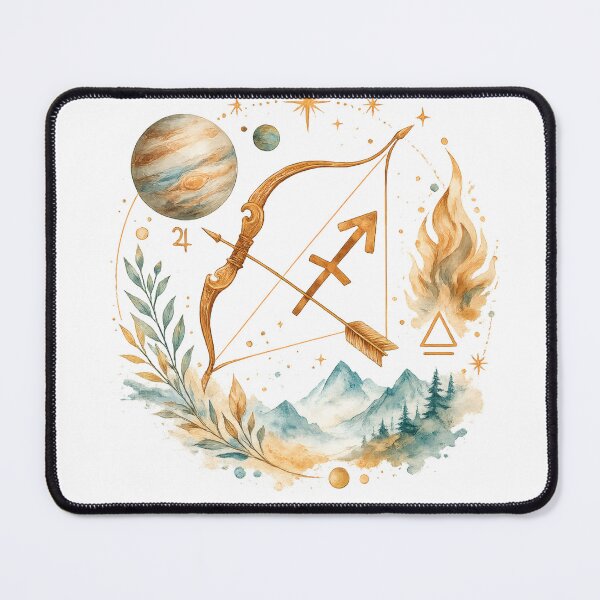 Item preview, Sagittarius Watercolor Zodiac Spirit designed and sold by NucciCollective.