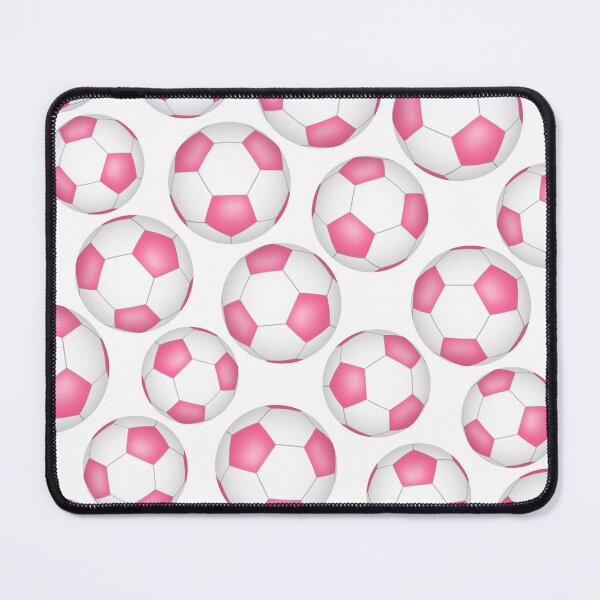 Item preview, Simple soccer balls pattern - pink designed and sold by katzdzynes.