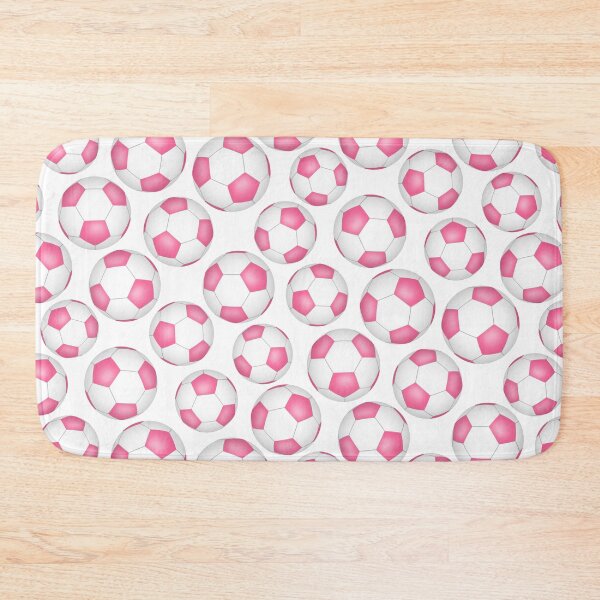 Item preview, Simple soccer balls pattern - pink designed and sold by katzdzynes.